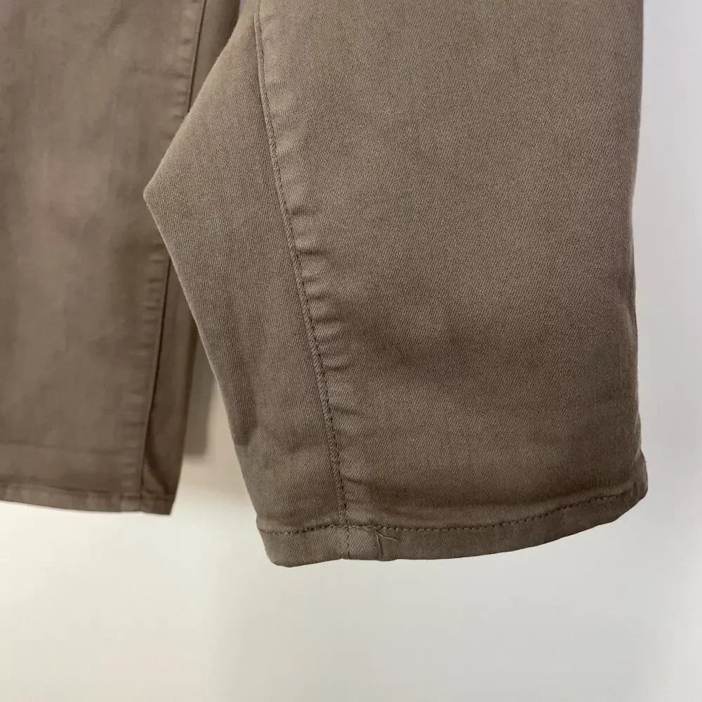 Torrid‎ Weekend Boyfriend Straight Mid Rise Pants Pull On Morel Brown 12 Tall 0T - Picture 10 of 13